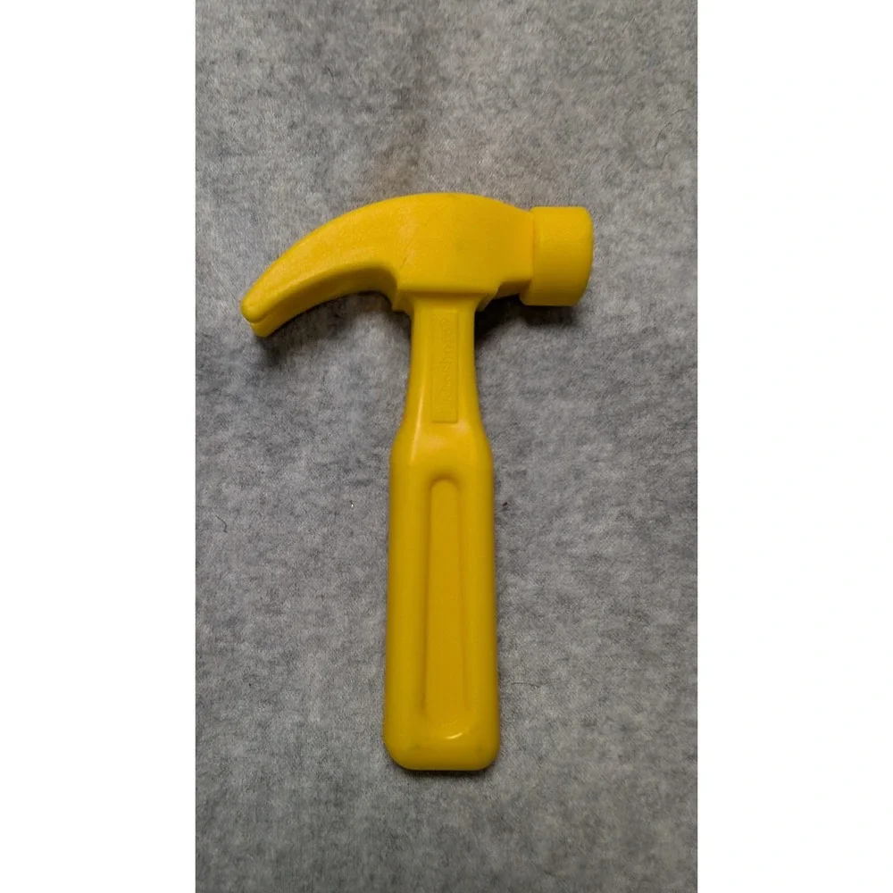 Lakeshore Learning Toy Hammer Kids Yellow Replacement Pretend Play 5.5 Inches